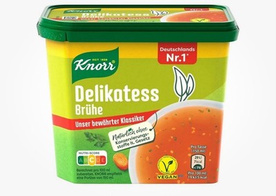 Knorr Delikatess Brühe 16 Liter 329g Dose