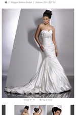 Sottero  Midgely size 14 Adorae bridal gown Model JSM1307LU