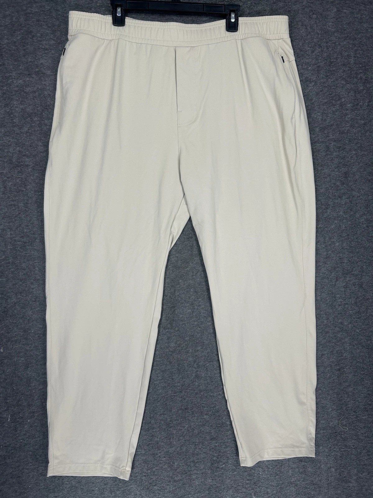 Public Rec Pants Mens 44x32 Beige All Day Every Day Gamechanger drawstring