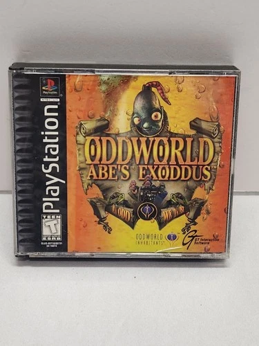 Sony PlayStation 1 PS1 Oddworld: Abe's Exoddus 1998 - Compete W Reg