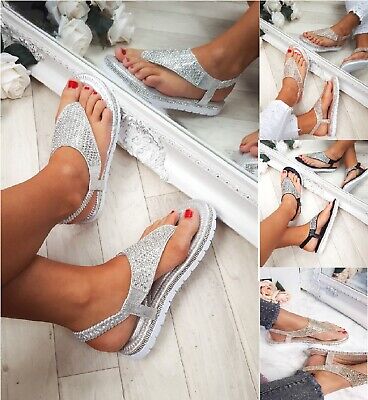 diamante summer sandals