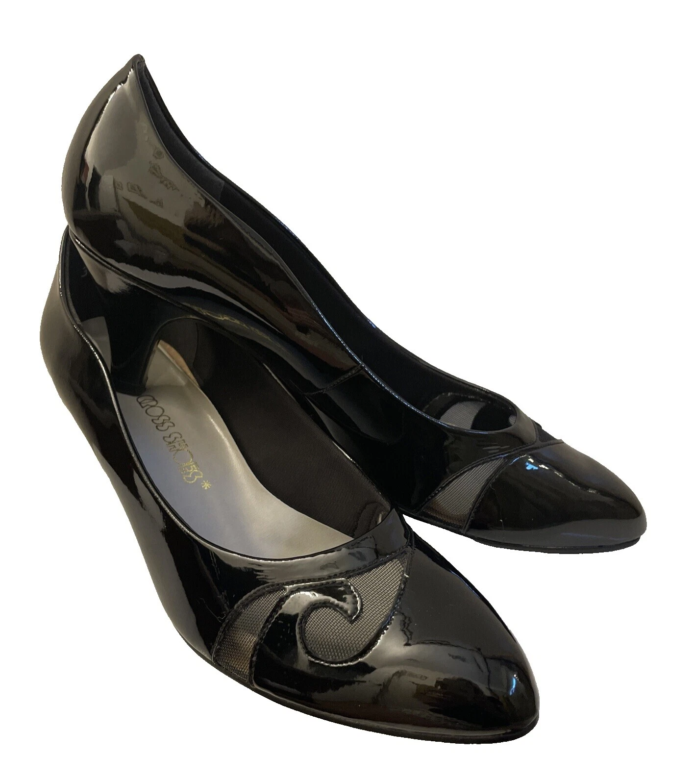 Tacones De Charol desgaste de Trabajo Zapatos Vintage para Mujeres