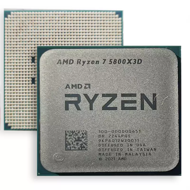 AMD Ryzen 7 5800X3D 8 Core 16-Thread 3.4 GHz Socket AM4 CPU AMD Ryzen 7 5800X3D 8 Core 16-Thread 3.4 GHz Socket AM4 CPU