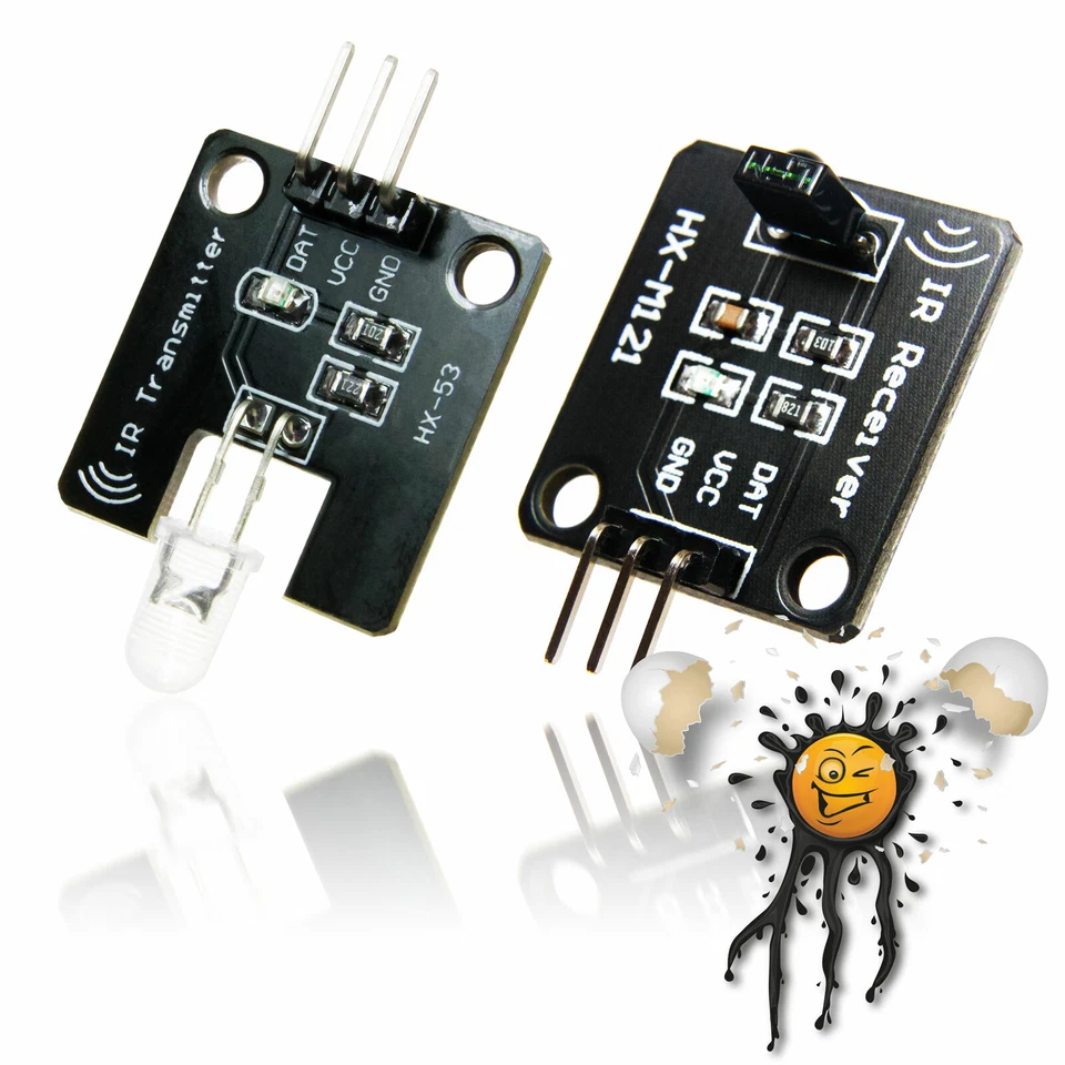 IR Empfänger HX-M121 IR Sender HX-53 Modul Set 5V Arduino IR remote Control