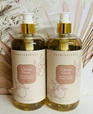 2-Pack Pearlessence ~ Citrus Grove Botanical Hand Wash with Coconut Oil 16 fl oz