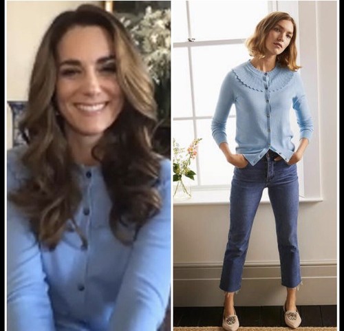 Kate Middleton Boden Cardigan Aso Royal 