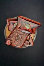 Beretta Tomcat/Bobcat Grip Stipple inset "Bobcat" Tridents/Medallions All Colors