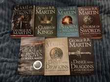 Game Of Thrones George R R Martin Books Complete Set 1-7 A Song Of Ice & Fire +1