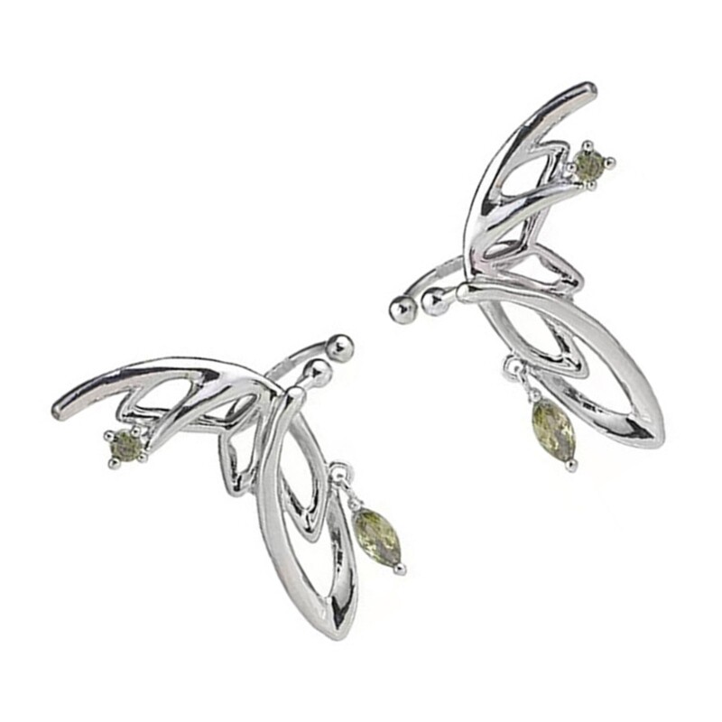 Butterfly Cuff Earrings Unique Alloy Adornments Stylish Clips for Ear Decoration