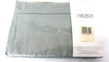 NEW Vintage Nautica TWIN Flat Sheet Super Soft Cotton 220 Thread Green USA