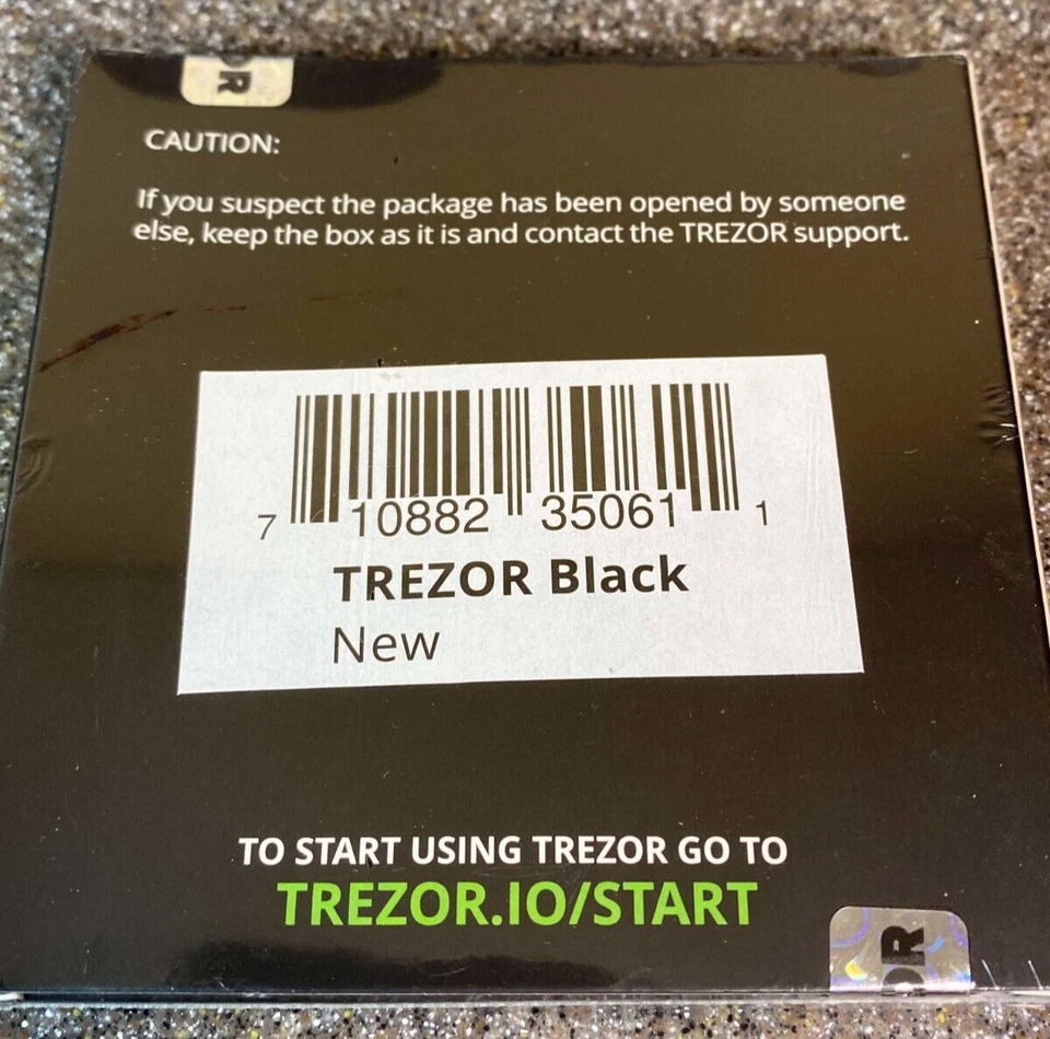 Cartera de criptomonedas Trezor The Original Hardware nueva sellada en paquete original Foto 4 de 4