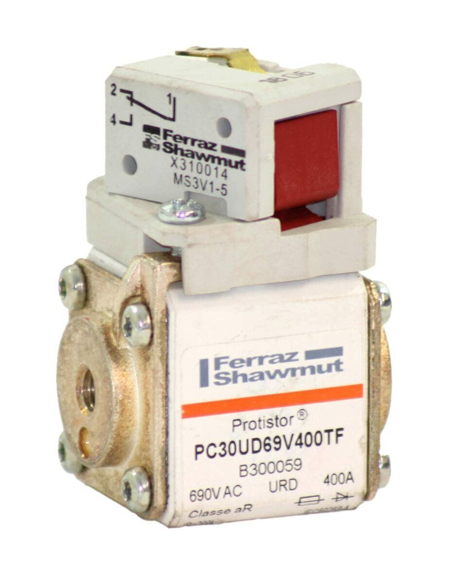 Ferraz Shawmut PC30UD69V400TF Protistor Fuse 400A 690V w Ferraz Shawmut PC30UD69V400TF Protistor Fuse 400A 690V w