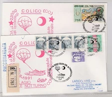 POSTAL HISTORY 1991 REPUBLIC 1ST POSTAL FLIGHT NIGHT COLIC 15/8 Z/6472
