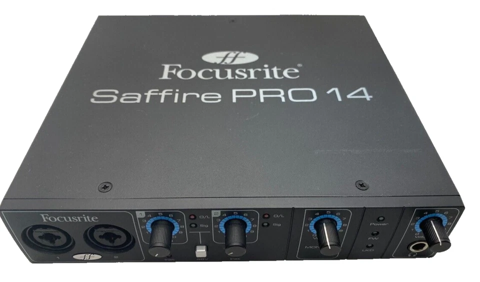 Focusrite Saffire Pro 14 w/o cable,With 2 CD's Pre-owned From Japan - Image 3 of 4
