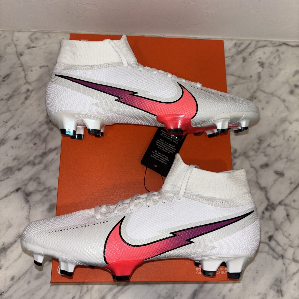 Nike Mercurial Superfly 360 7 Pro FG White Flash Crimson Nike Mercurial Superfly 360 7 Pro FG White Flash Crimson
