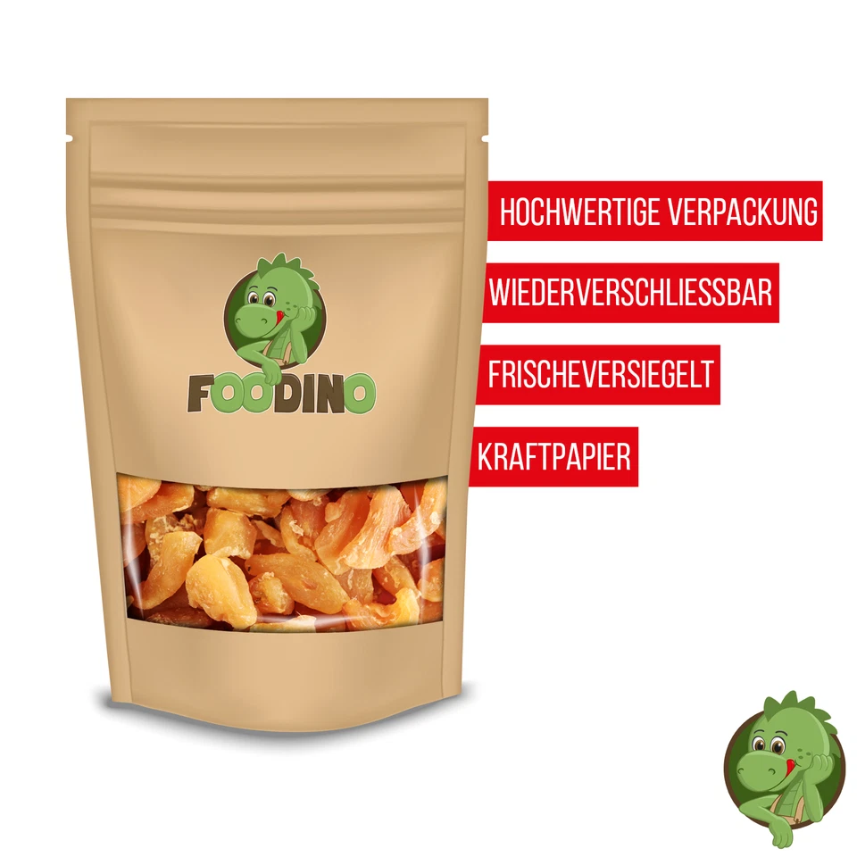 Ingwer Stücke getrocknet unbehandelt ungezuckert scharf 1kg Ingwerstücke Premium - Bild 3 von 3