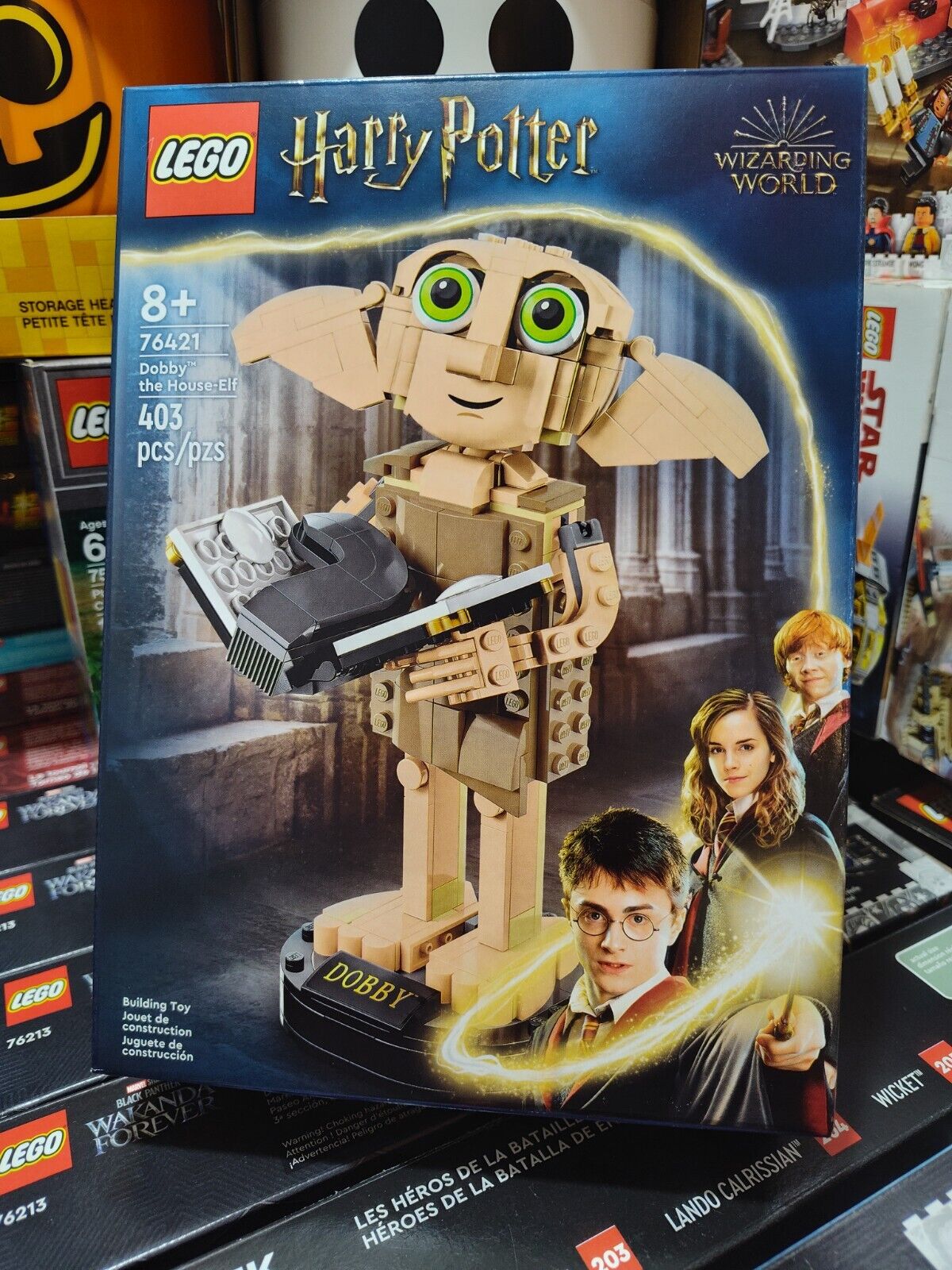 Lego 76421 Harry Potter Wizarding World Dobby The House Elf Statue New  Sculpt