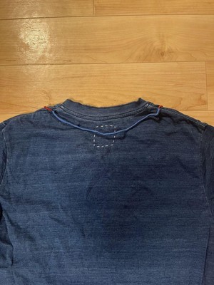 Visvim Indigo Beads Henley S/S Cotton Shirt Navy Size 3 | eBay 