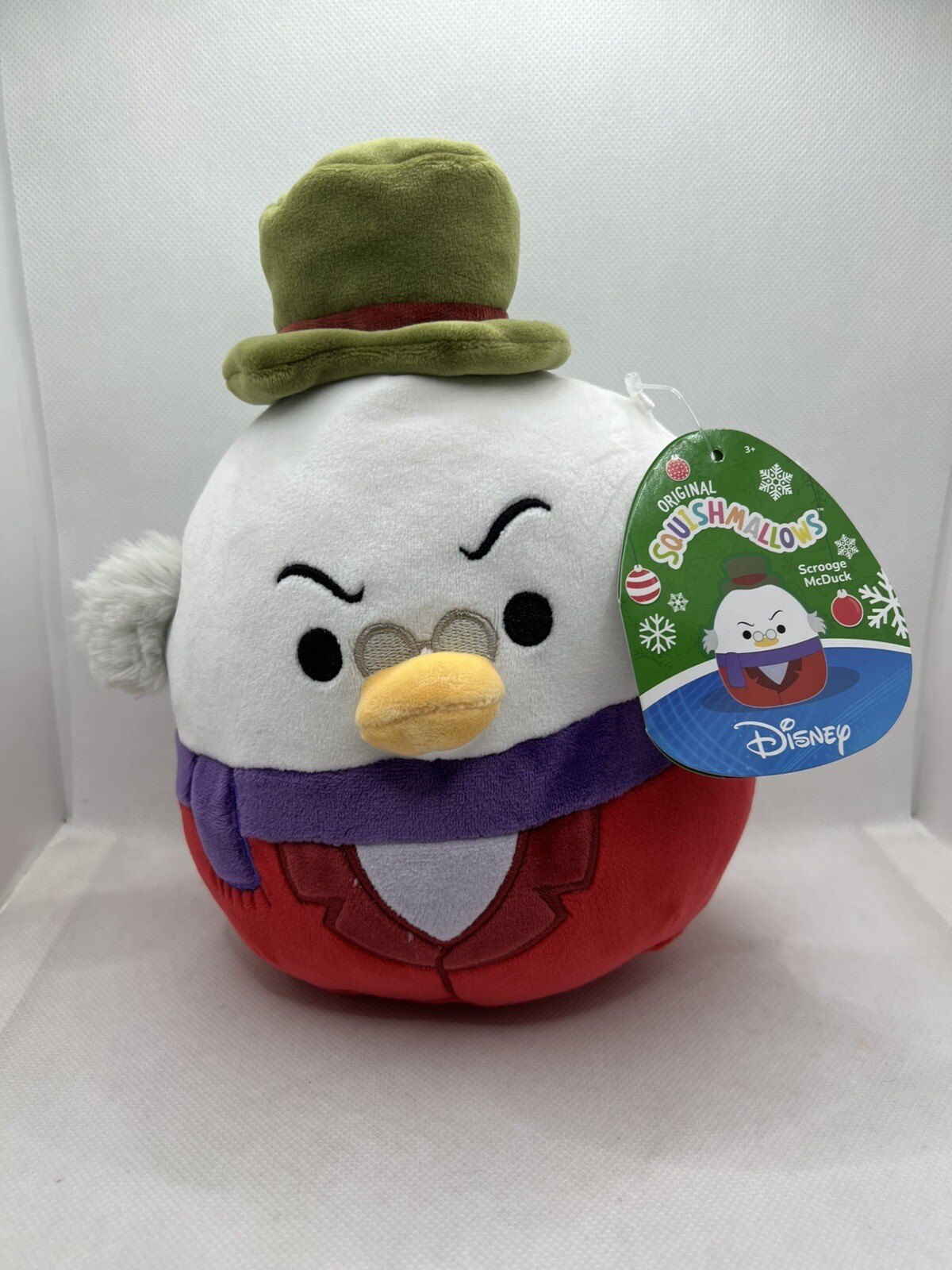 Scrooge McDuck Squishmallow Disney 6.5"" Plush Soft Toy Gift BNWT Donald Duck UK