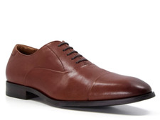 Image of Dune London Secrecy Oxford Shoes Mens Tan Size UK 7 EU 41 *REFSSS886