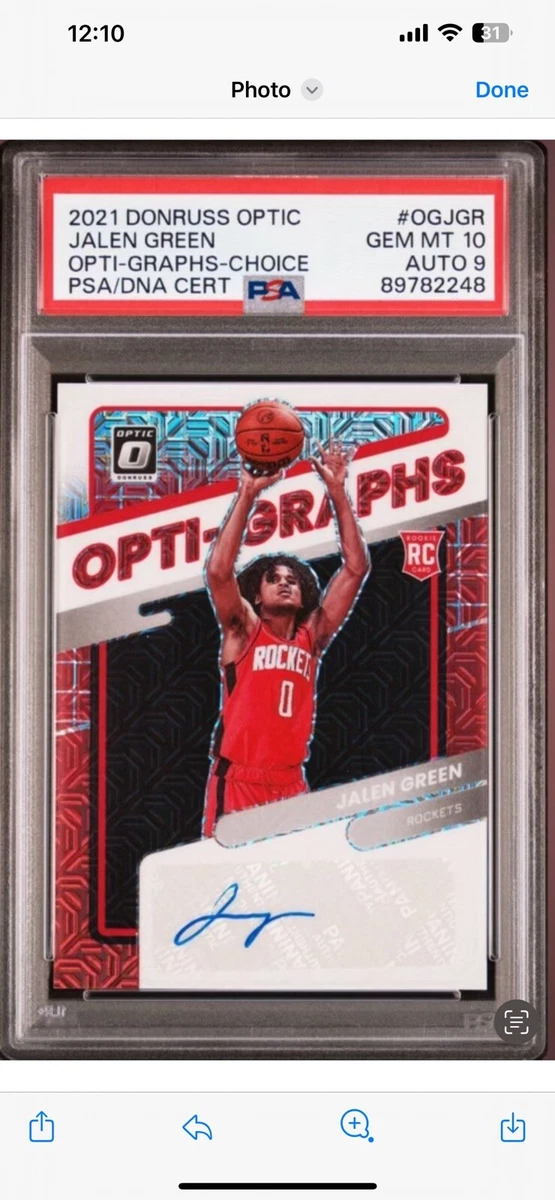 2021-22 Panini Donruss Optic - Jalen Green #OG-JGR for sale | eBay