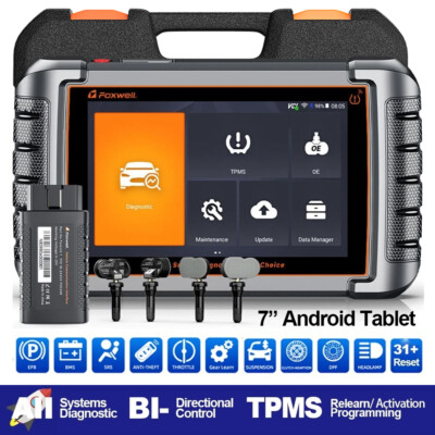 FOXWELL NT809 TS Full System Bi-directional OBD2 Scanner TPMS Programmer Reset