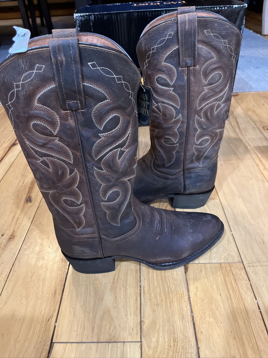 Dan Post Boots Renegade Round Toe Cowboy Mens D Brown Casual