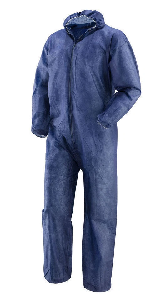 GENERICO TUTA DA LAVORO WORKER MONOUSO PLP USA E GETTA POLIPROPILENE BLU TAGLIA XXL 38474