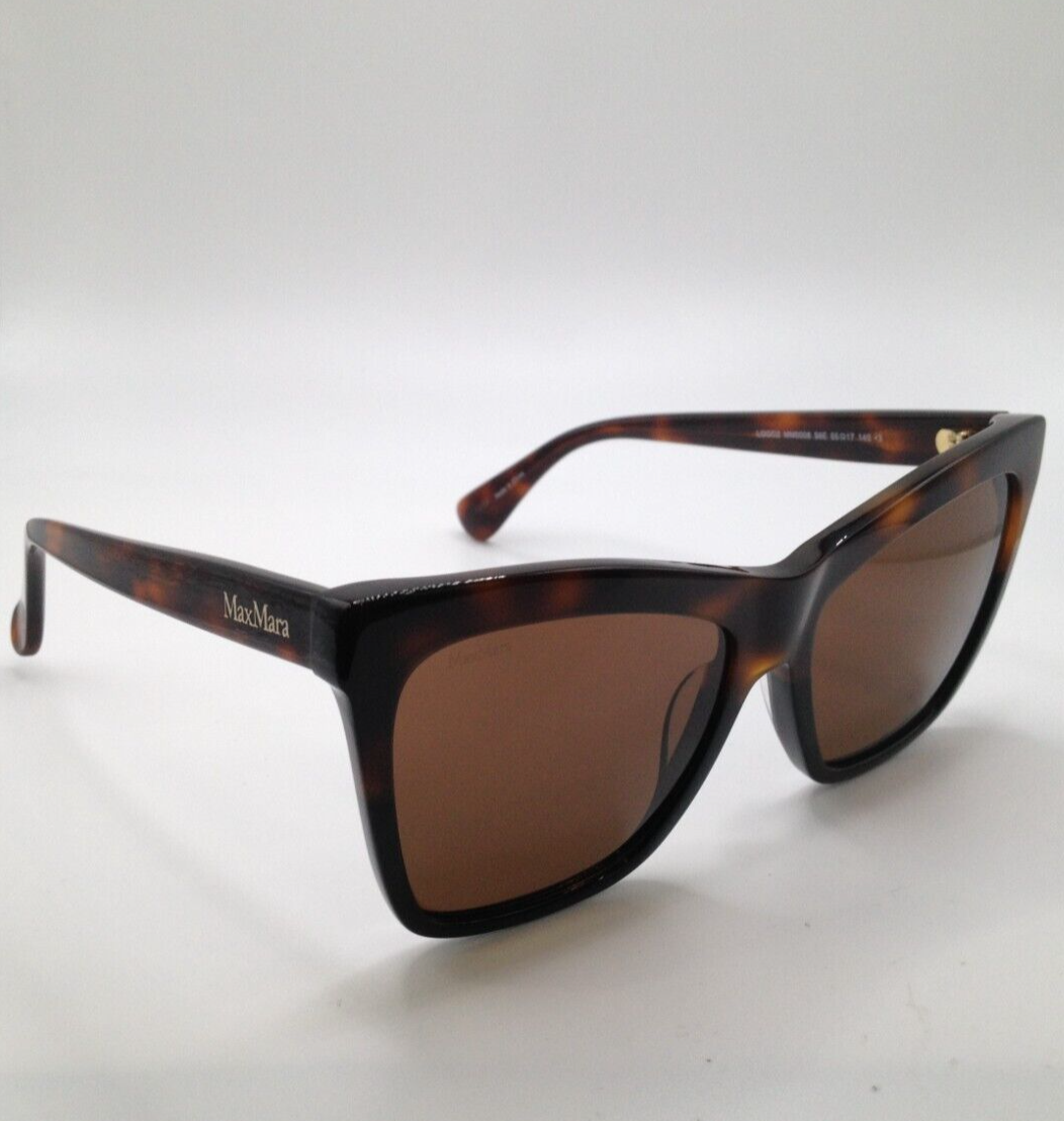 MAX MARA LOGO2 MM0008 56E Tortoise Cat Eye Plastic  display picture 1