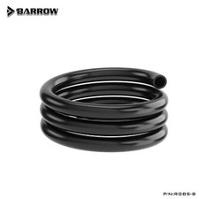 BARROW Flexible/ Soft PVC Tubing -Black-Clear for PC Water Cooling-2 Meters