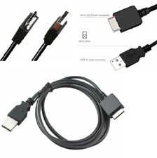 USB Charger Data SYNC Cable Cord Lead For Sony MP3 Player NWZ-E465 F NWZ-E438 F