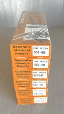General's Charcoal Drawing Pencils 557-2B 6 Dozen Artist Pencils Lot U.S.A.