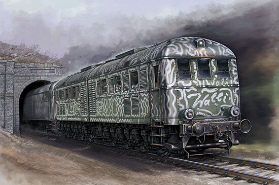 Trumpeter 00225 - 1:35 Wehrmacht Locomotive V188 - New