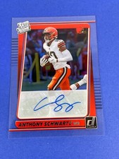 2021 Clearly Donruss Anthony Schwartz RC Autograph Cleveland Browns