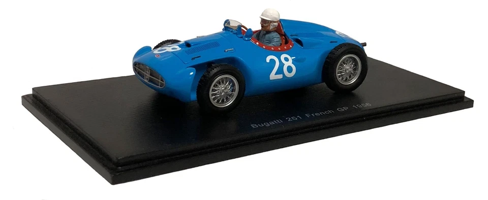 Spark S5280 Bugatti T251 #28 French GP 1956 - Maurice Trintignant 1/43 Scale - Image 3 of 3