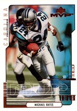2000 UPPER DECK MVP MICHAEL BATES #27 CAROLINA PANTHERS {BOX21}