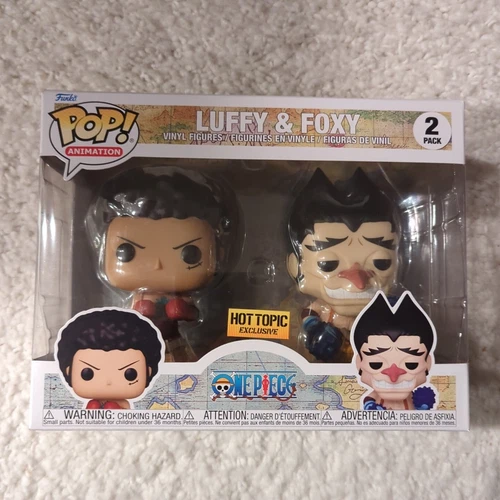 Funko Pop! Vinyl Luffy And Foxy 2 Pack One Piece (Hot Topic) BAD BOXES/OOB