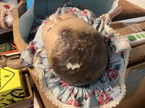 Vintage 1950s Baby Doll —Fair—NOTE HEAD DAMAGE—Eyes Still Move - Picture 2 of 5
