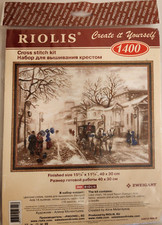 Riolis 1400, "OLDE STREET" Counted Cross Stitch Kit  Sealed
