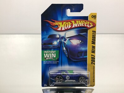 HOT WHEELS K6138 SHELBY COBRA DAYTONA COUPE -BLUE 3inch- GOOD IN BLISTER - A004