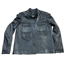 Jacket Claudie Pierlot Vegas - Leather Sheep - See Size Pics Read