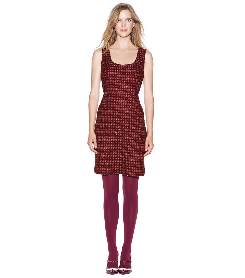 【送料&関税込】Tory Burch Panelled Sleeveless Dress NWT Tory Burch Tweed Sleeveless Dress | eBay