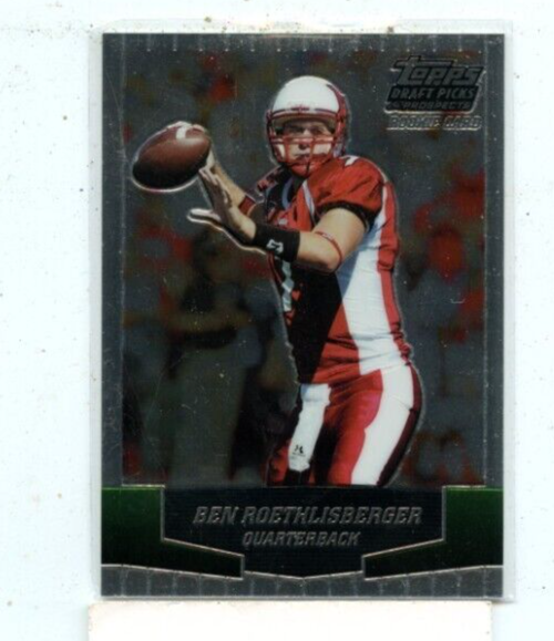 BEN ROETHLISBERGER 2004 Topps Draft Picks Prospects Chrome Rookie Card RC  #165