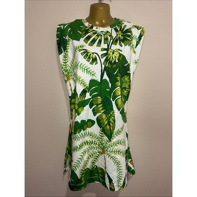 FARM RIO Tropical Forest Print T-Shirt Dress, Size S