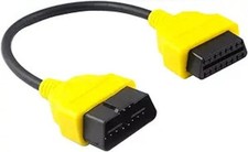 1ft Feet 30cm 12" OBD II OBD2 16 Pin Male to Female Extension Cable Car Diagnost