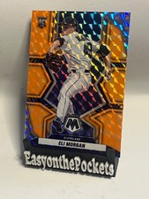 2022 Panini Mosaic Orange Prizm Eli Morgan RC #217 Guardians Cubs