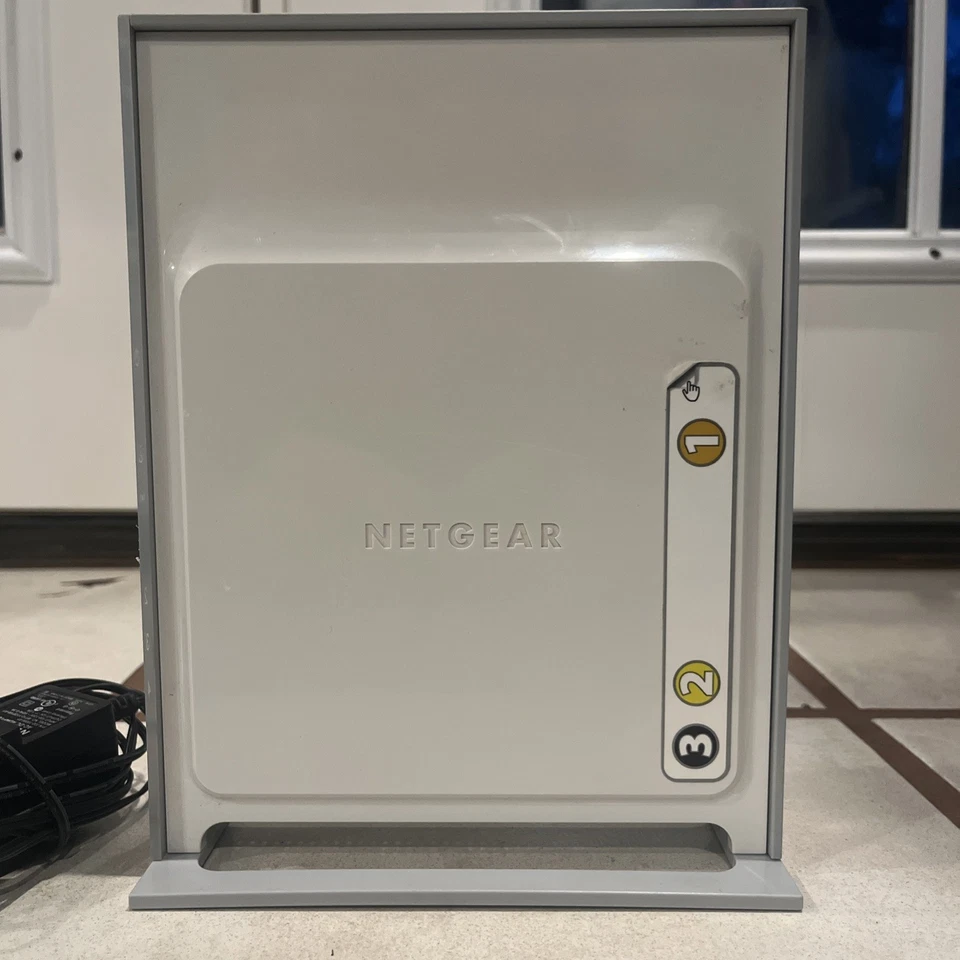 Router Netgear WNR834B v2 RangeMax Next Wireless-N 10/100 | Probado, con base Foto 3 de 4