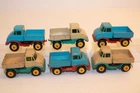 Six (6) Vintage 1967 Matchbox Lesney Mercedes Benz Unimog Trucks #49