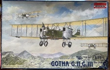 Roden 002 German bomber GOTHA G.II GIII - Gothaer Waggonfabrik AG. WWI 1/72