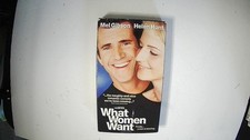 What Women Want VHS Tape Mel Gibson Helen Hunt Romantic Comedy Paramount 2000